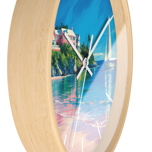 Bermudian Art Wall Clock
