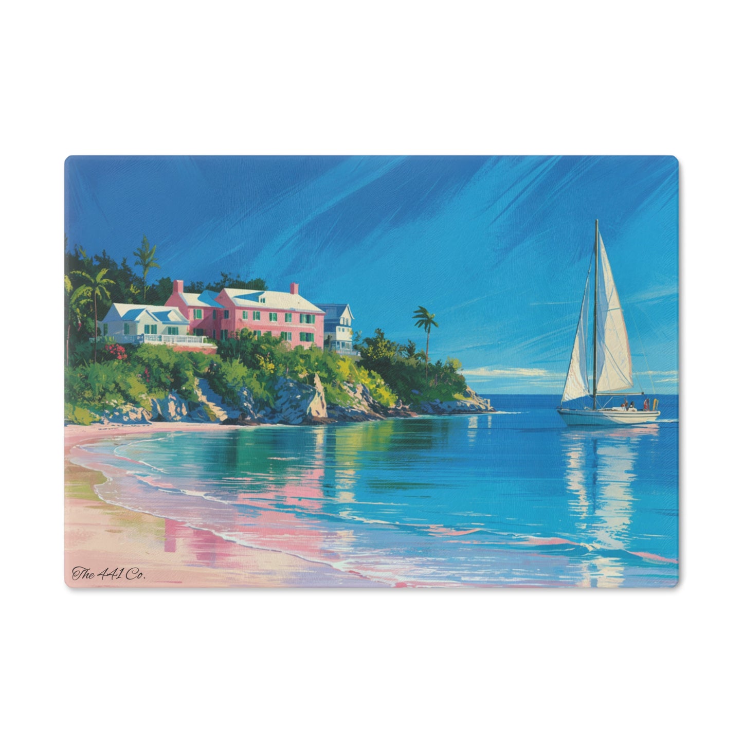 Bermudian Art Glass Cutting Board
