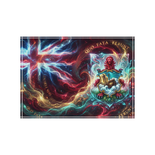 Bermuda Flag | Latin Motto Acrylic Photo Frame