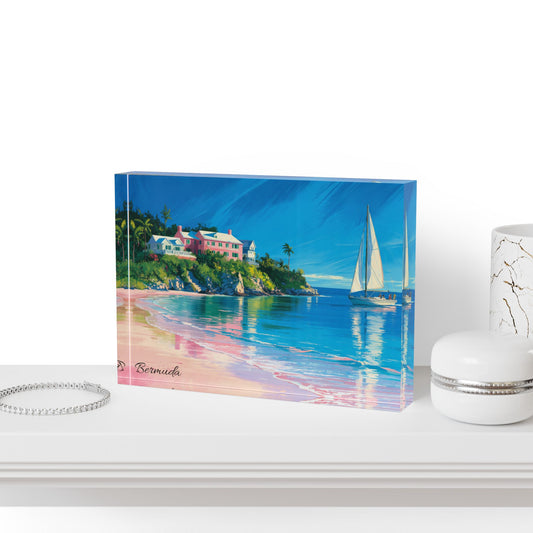 Bermuda Beach Sailboat - Coastal Wall Art