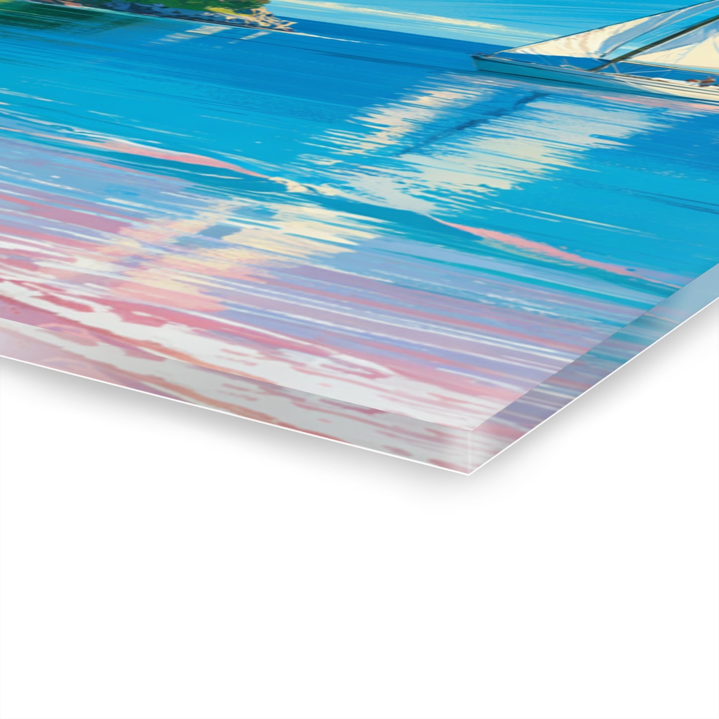 Bermuda Shore Acrylic Painting