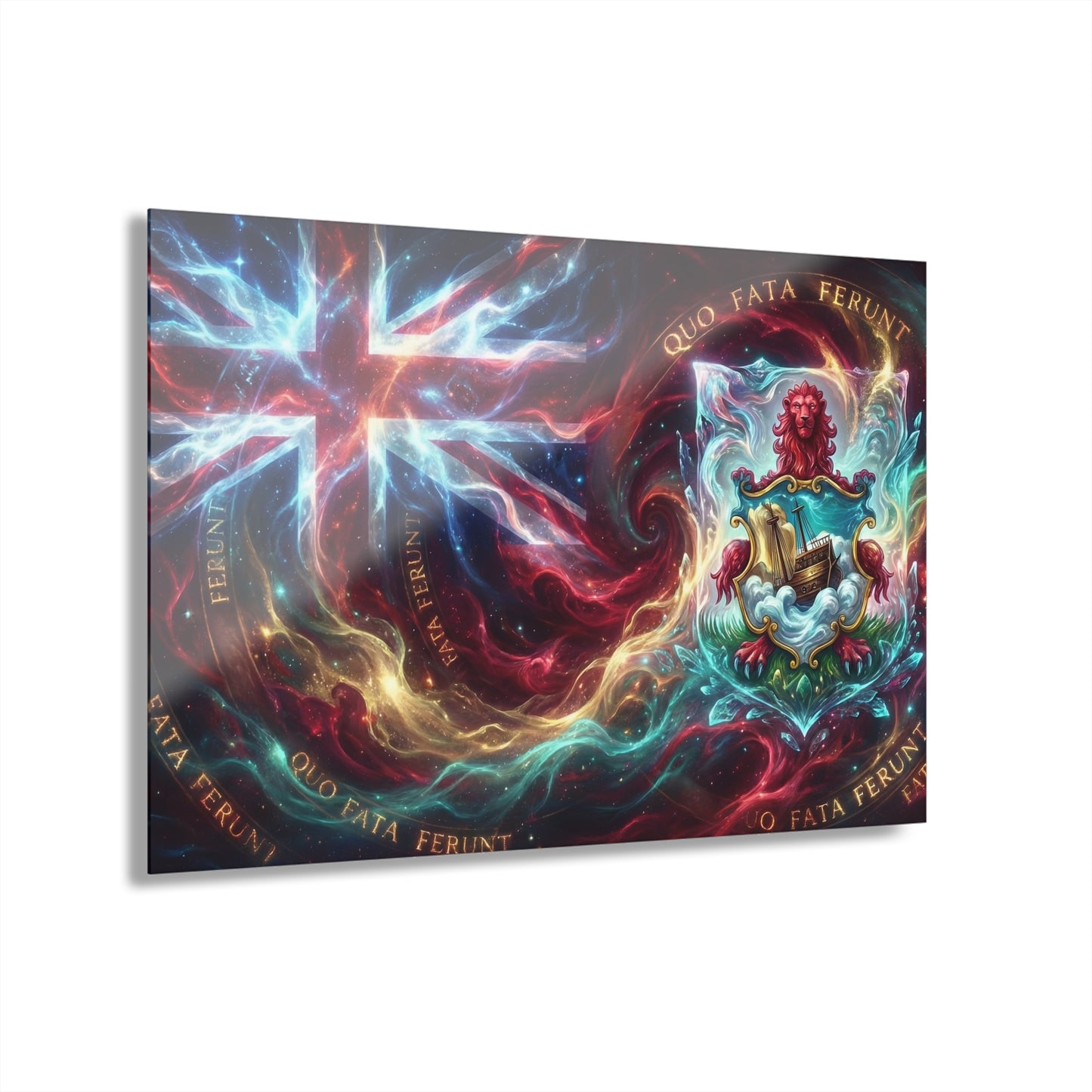 Mystic Bermuda Flag Acrylic Wall Art