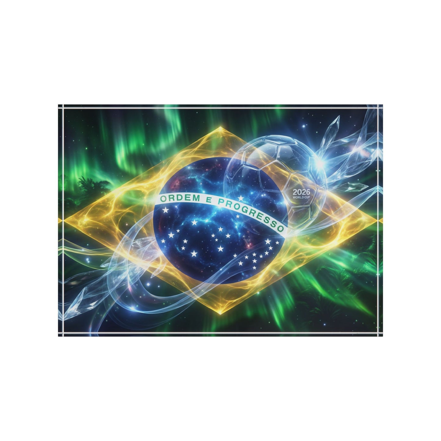 Brazil 2026 World Cup Aurora Cosmic Design