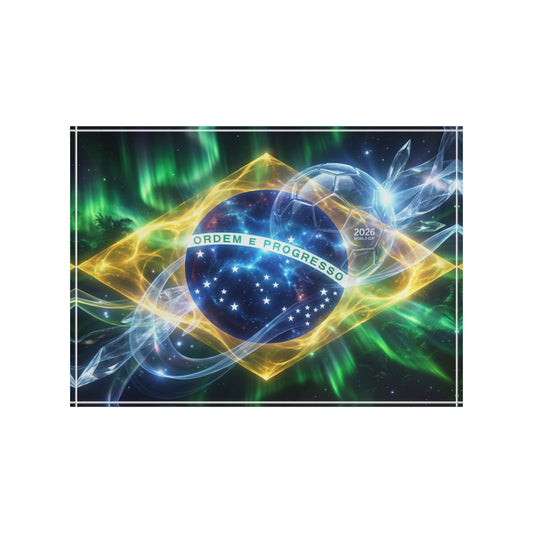 Brazil 2026 World Cup Aurora Cosmic Design