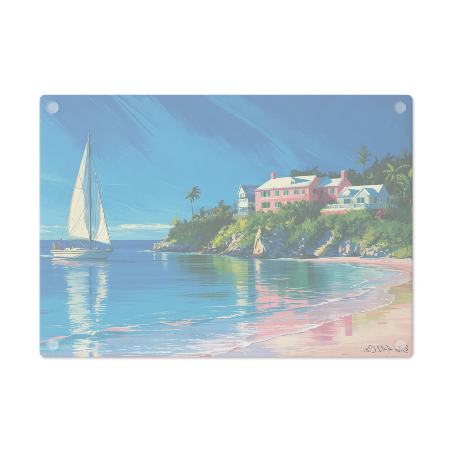 Bermudian Art Glass Cutting Board