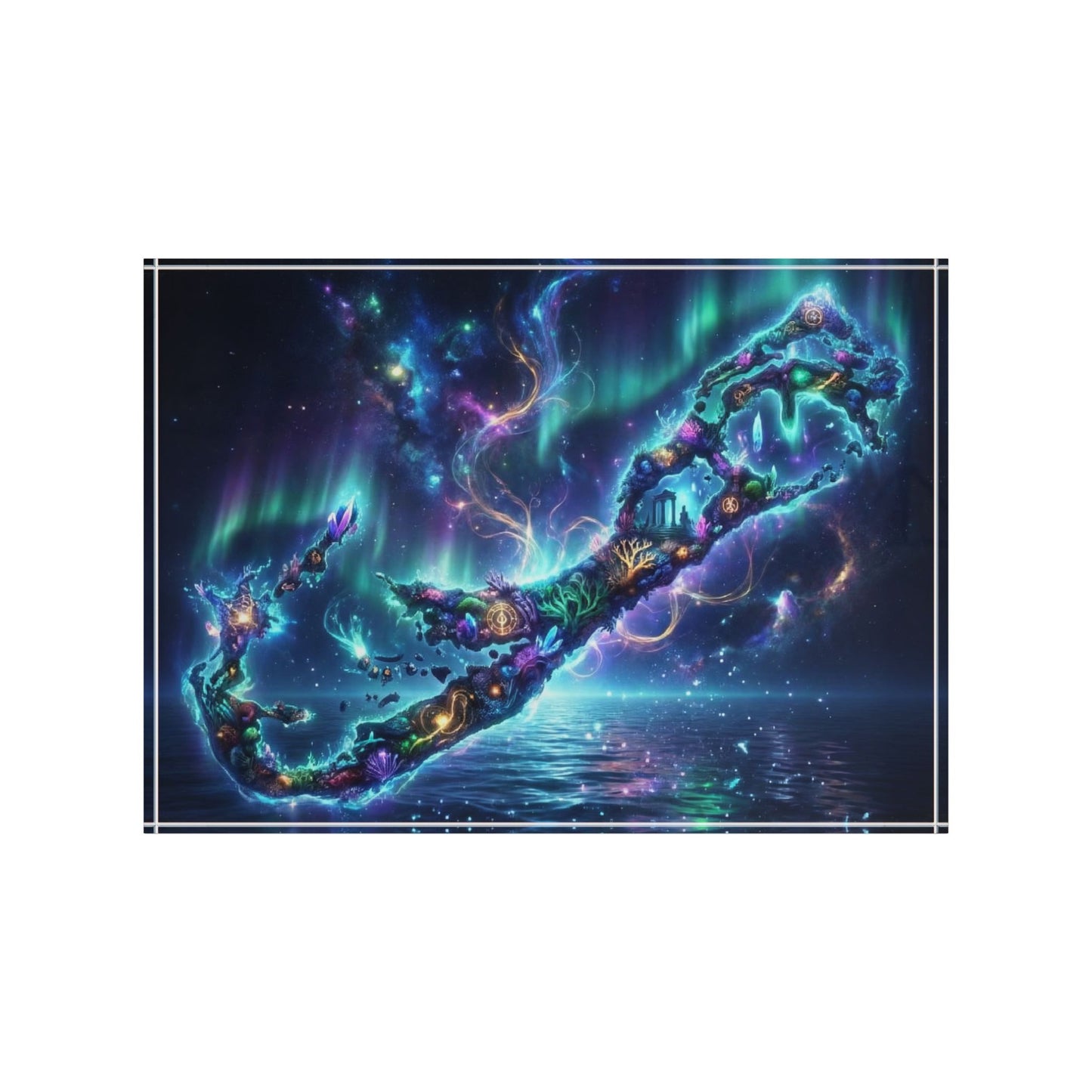 Island of Bermuda | Mystical Reef Acrylic Frame
