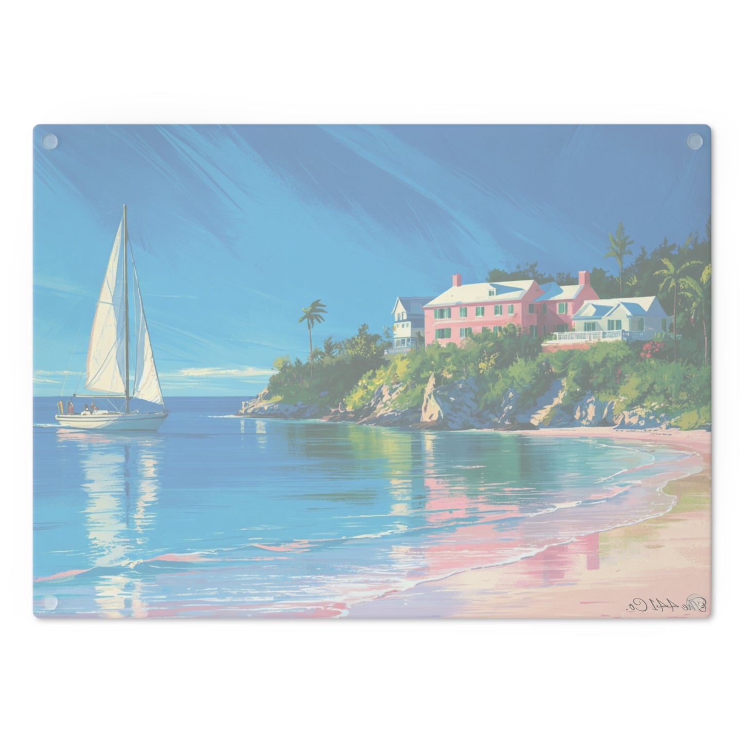 Bermudian Art Glass Cutting Board