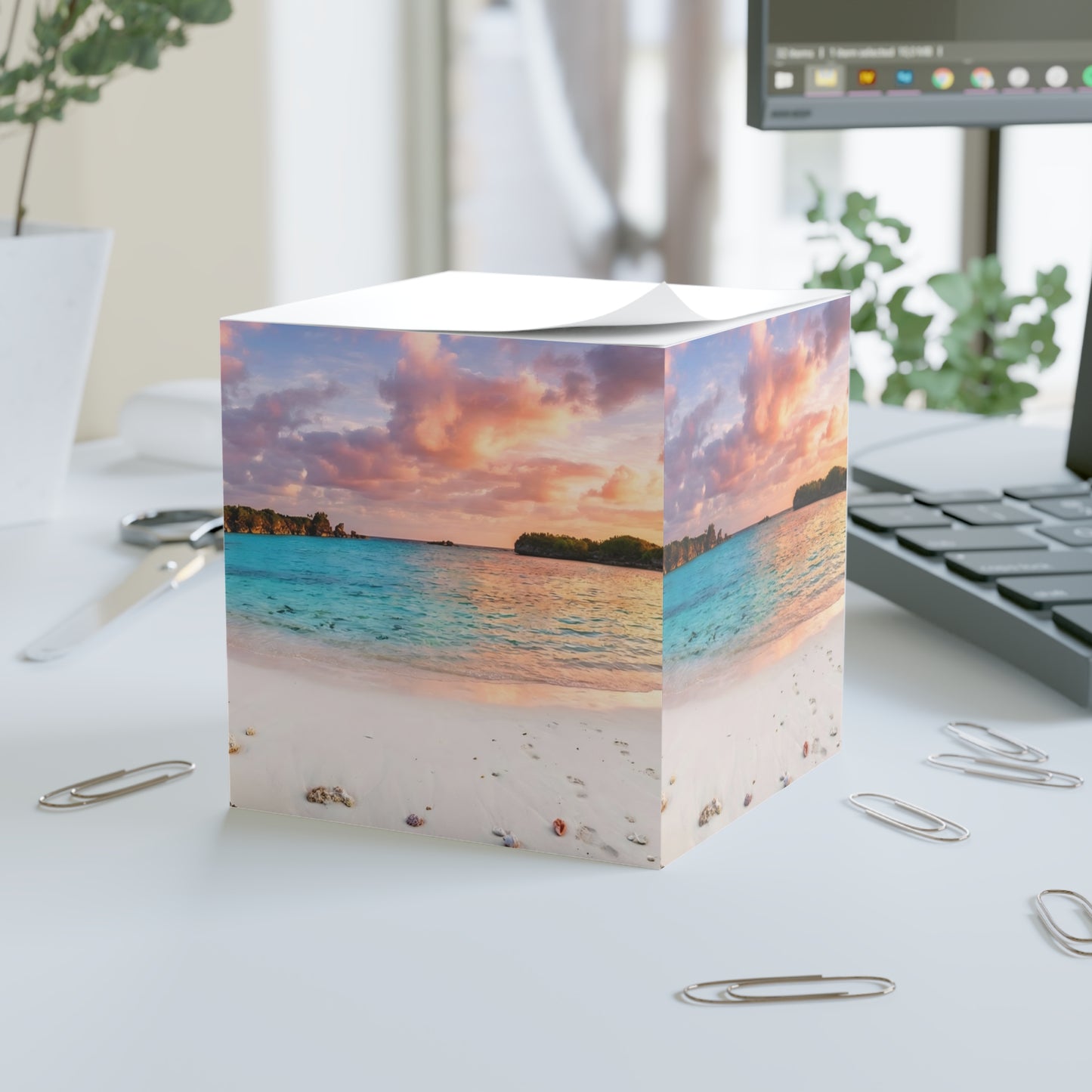 Coopers Island Bermuda - Sticky Note Cube