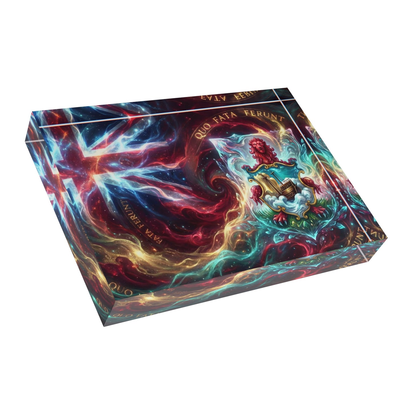 Bermuda Flag | Latin Motto Acrylic Photo Frame