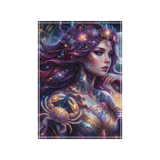 Zodiac Cancer Goddess — Mystical Astrology Art Decor