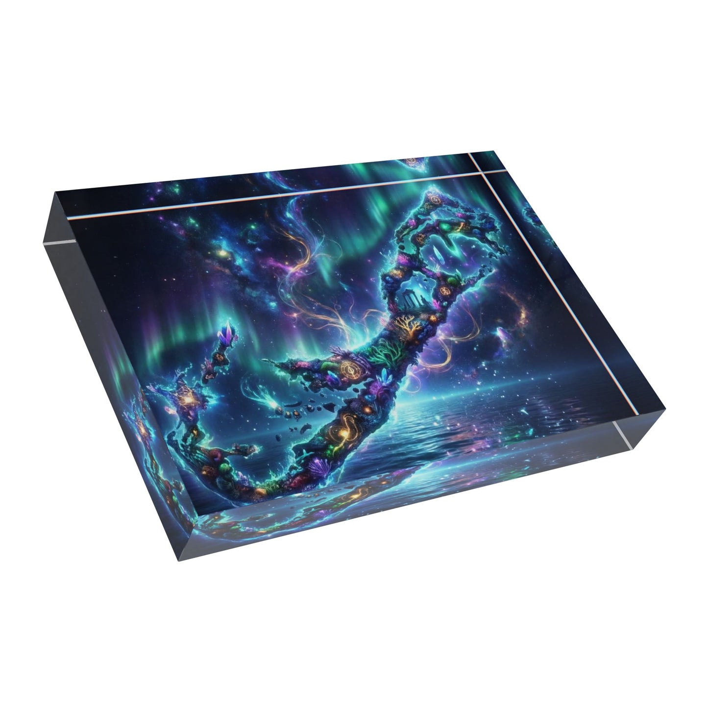 Island of Bermuda | Mystical Reef Acrylic Frame