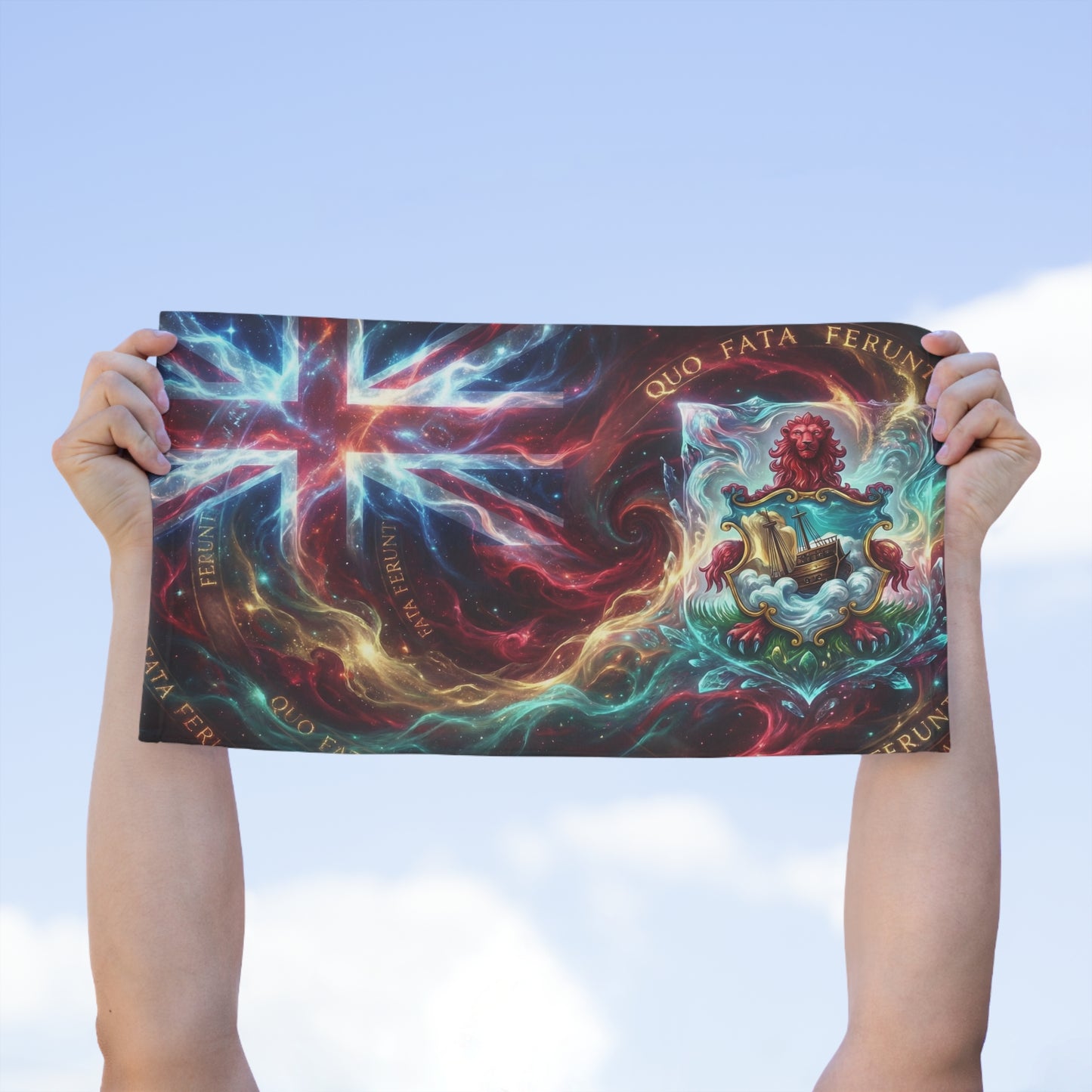 Bermudian Flag Mystic Rally Towel — 11x18