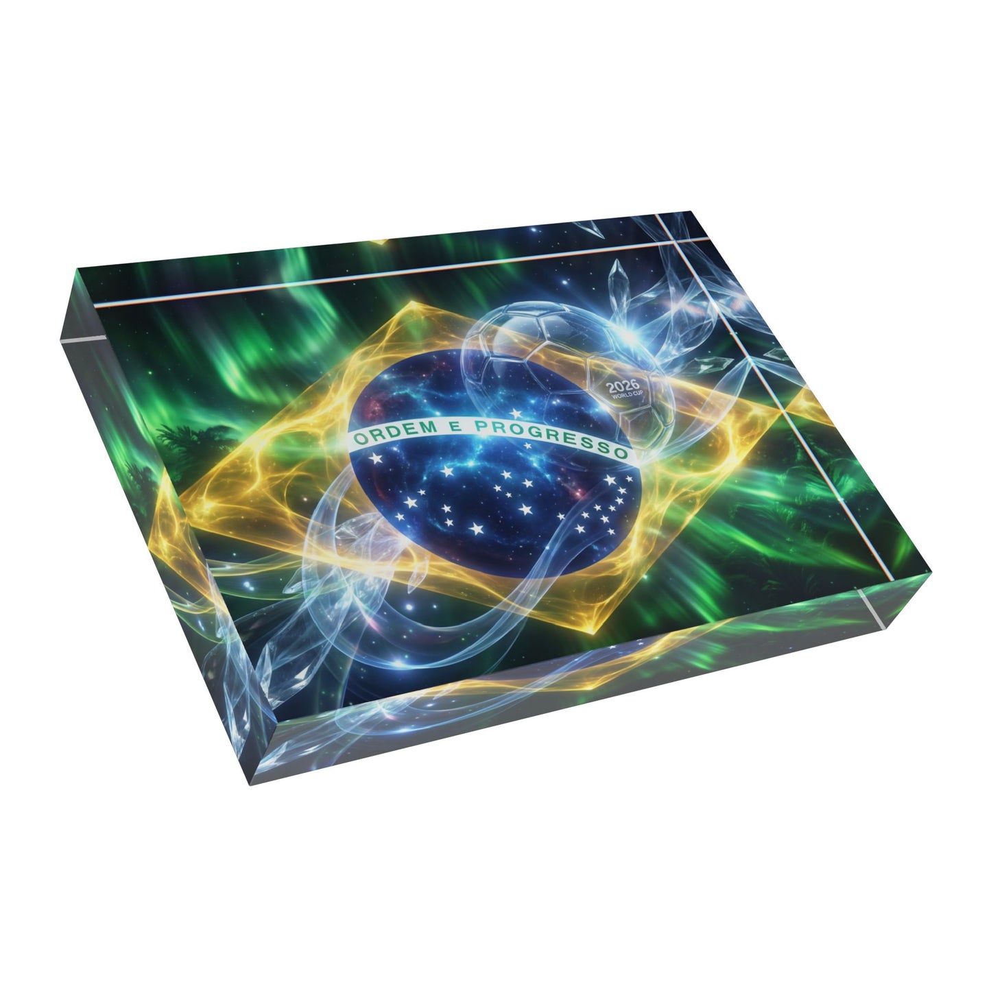 Brazil 2026 World Cup Aurora Cosmic Design