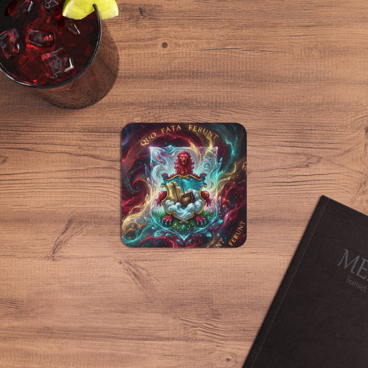 Bermudian Mystical Crest Coasters — Set of 50/100