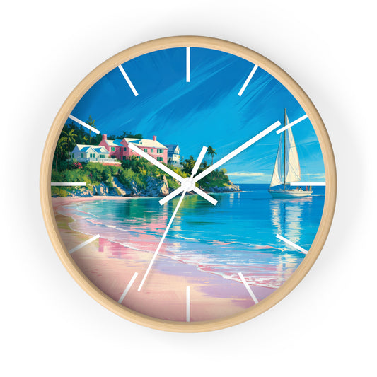 Bermudian Art Wall Clock