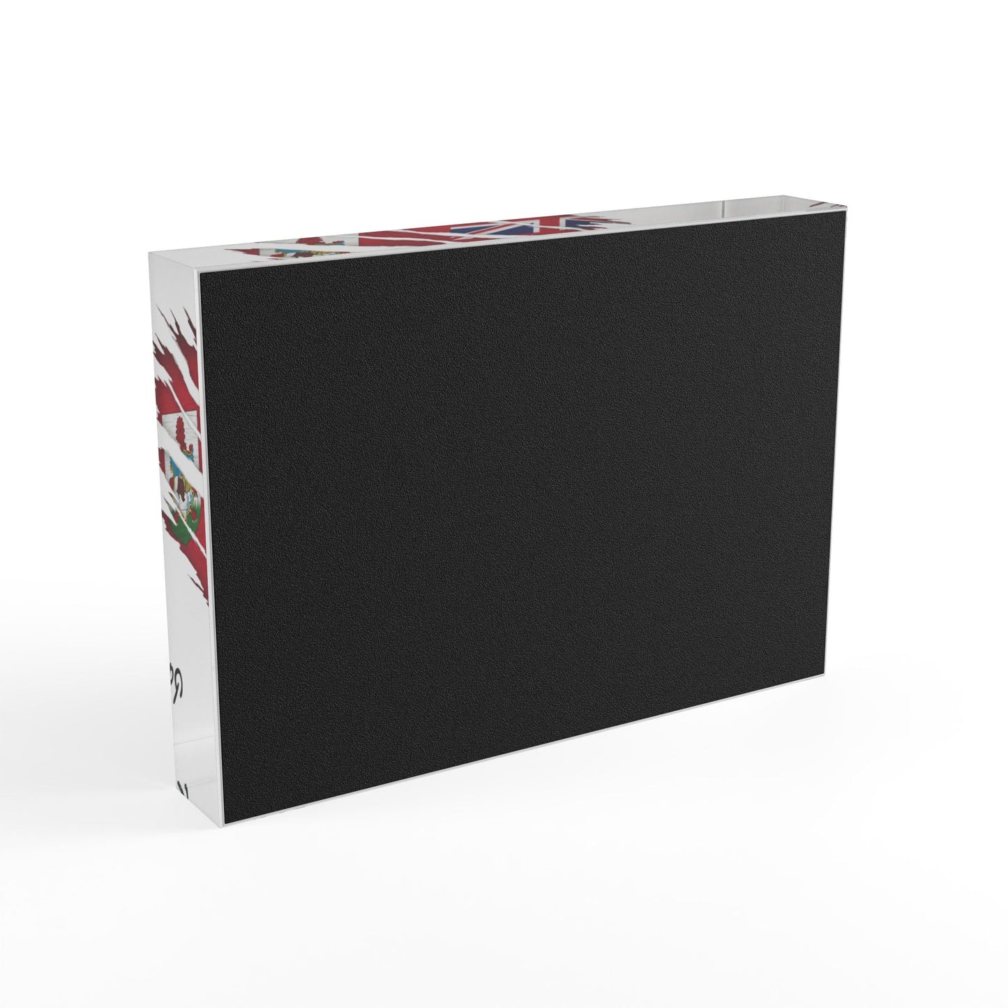 Bermuda Flag | Patriotic Torn-Ripped Design Acrylic Display