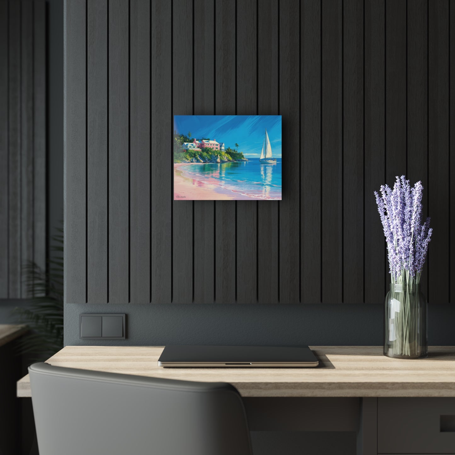 Bermuda Shore Acrylic Painting