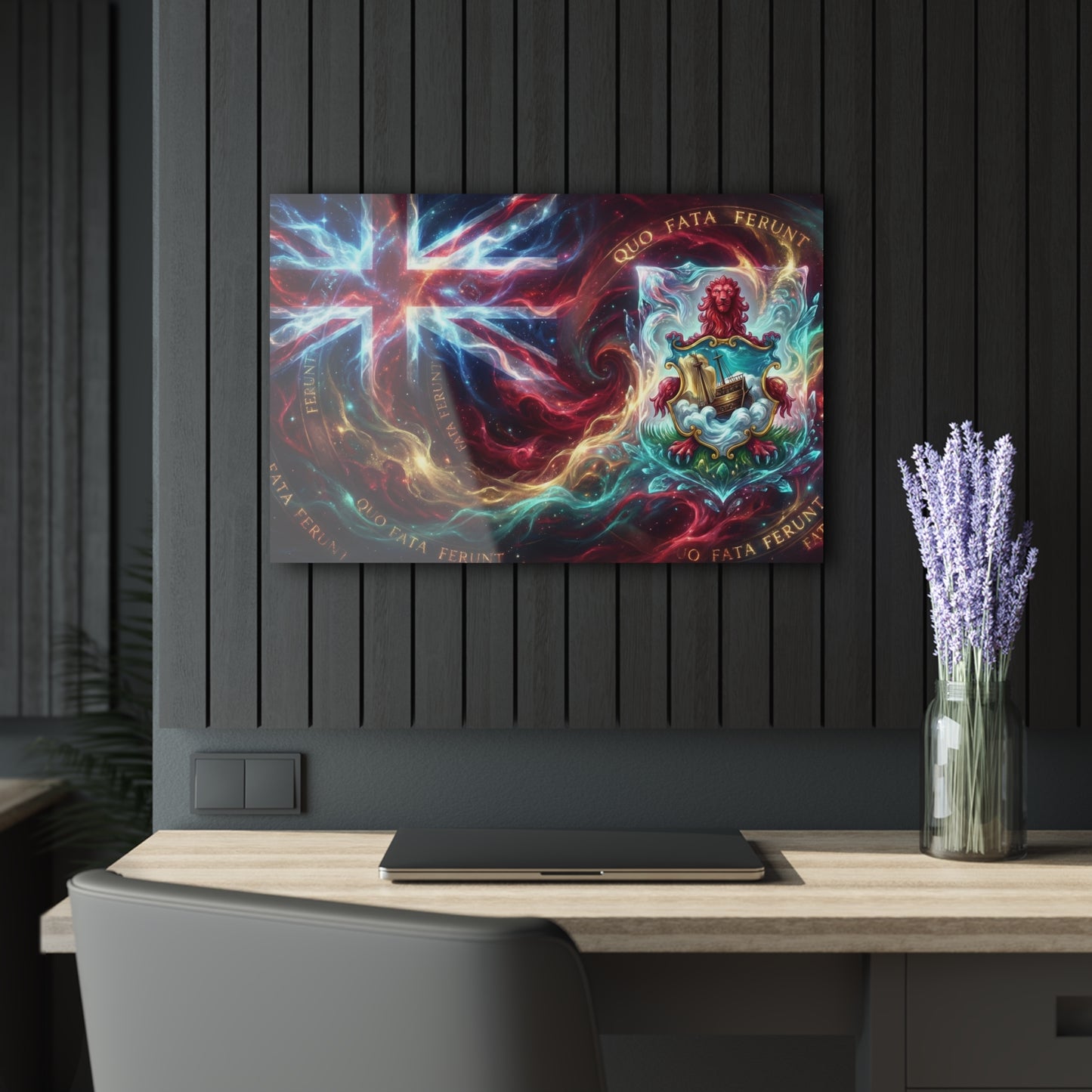 Mystic Bermuda Flag Acrylic Wall Art